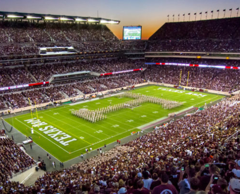 Stay at Rolling by the Dozen RV Park when visiting Kyle Field for Aggie Football Games.